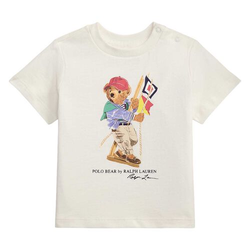 Polo Ralph Lauren Polo Bear Cotton Jersey Tee 3-24M